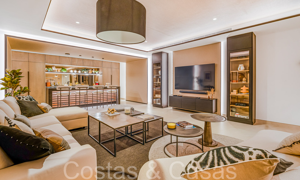 Villa de luxe moderniste à vendre dans un quartier résidentiel exclusif et fermé sur le Golden Mile de Marbella 67654