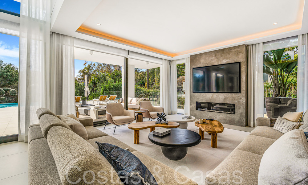 Villa de luxe moderniste à vendre dans un quartier résidentiel exclusif et fermé sur le Golden Mile de Marbella 67676