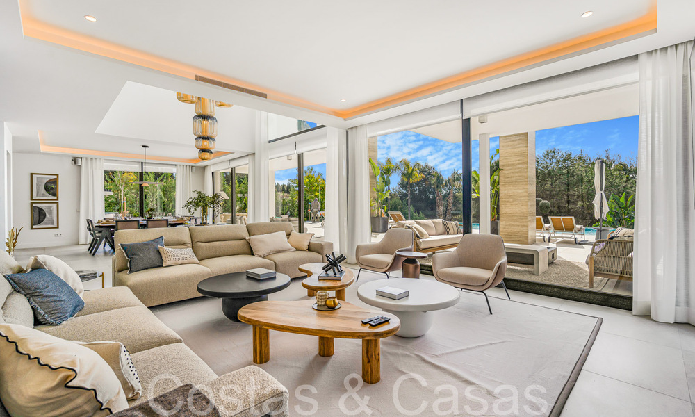 Villa de luxe moderniste à vendre dans un quartier résidentiel exclusif et fermé sur le Golden Mile de Marbella 67678