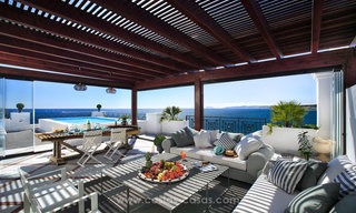 Penthouse de luxe près de la plage à acheter, Estepona, Costa del Sol 9832 