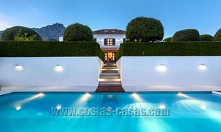 Large mansion moderne de style provençale à vendre sur la Mille d' Or à Marbella 36191 