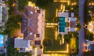 Large mansion moderne de style provençale à vendre sur la Mille d' Or à Marbella 36560 