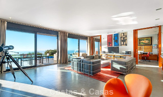 Prêt à emménager! Villa moderne à vendre avec une vue imprenable sur la mer, juste à l'est du centre de Marbella 787819 