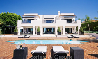 Impressionnante villa contemporaine de luxe avec appartement d'invités à vendre dans la vallée du Golf de Nueva Andalucia, Marbella 22592 