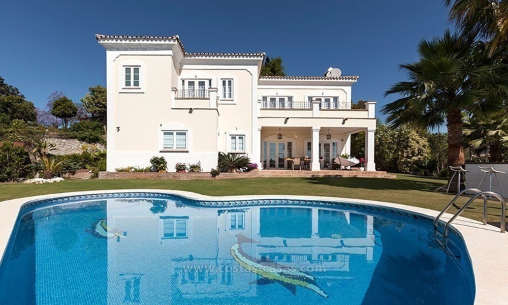 A vendre: première ligne de luxe villa de golf à Marbella 2132