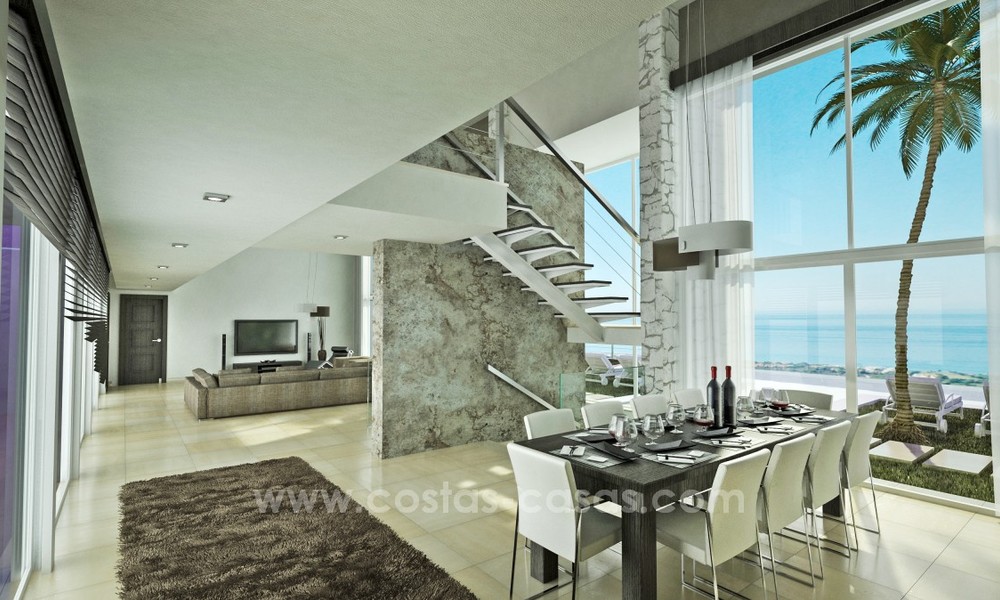 Villa moderne et neuve en vente à Marbella avec vues sur mer 4457