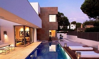 Nouvelle villa contemporaine à vendre sur la Mille d' Or à Marbella 2