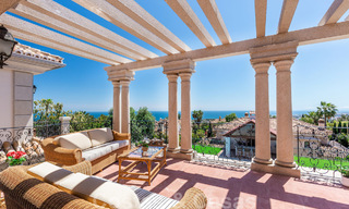 Villa de luxe de style classique avec vue sur la mer à vendre à Sierra Blanca, Marbella 22197 
