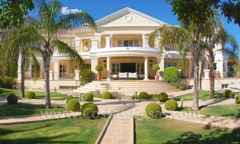 Villa exclusive en vente à Sierra Blanca sur la Mille d’Or à Marbella 