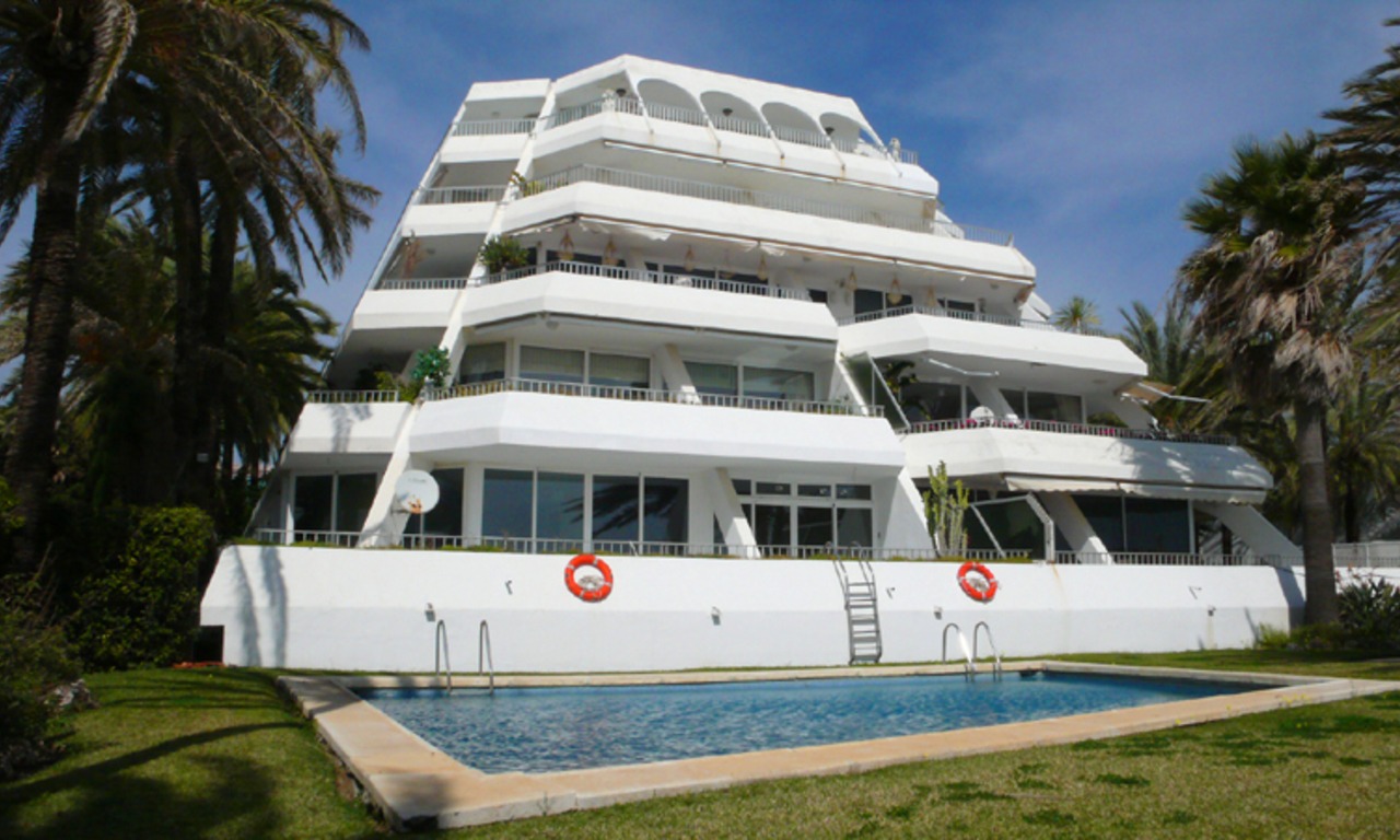 Appartement en première ligne de plage à vendre, Mille d' Or, Marbella - Puerto Banús 6
