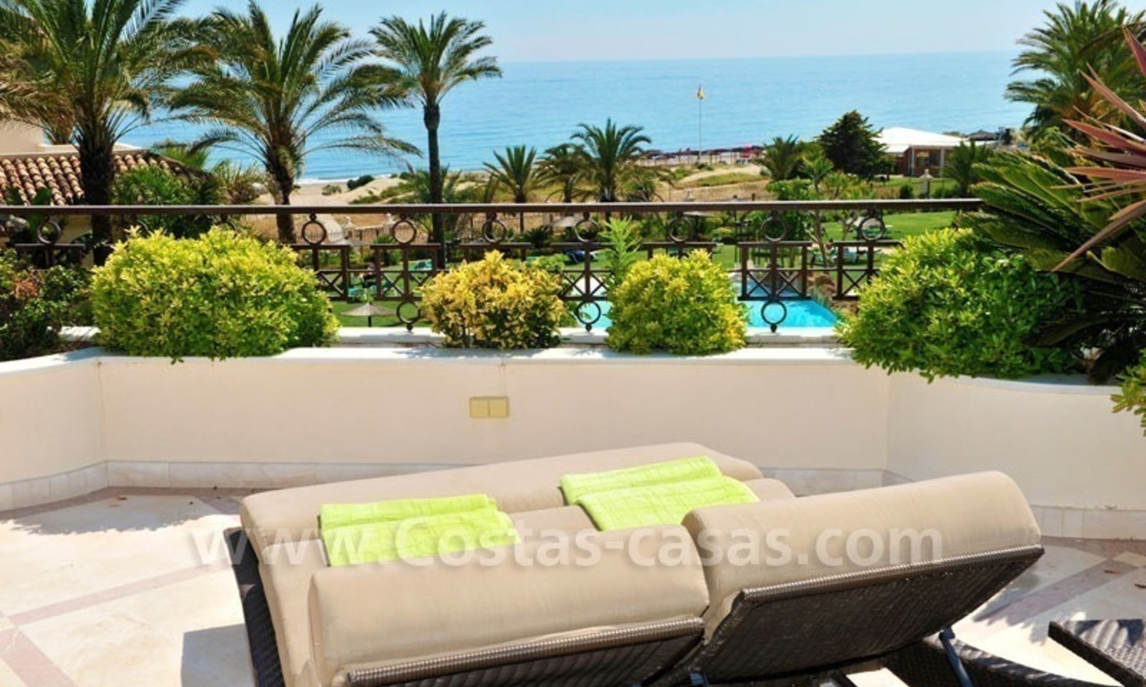 Los Monteros Playa - Marbella: Penthouse exclusif en première ligne de plage à vendre 3