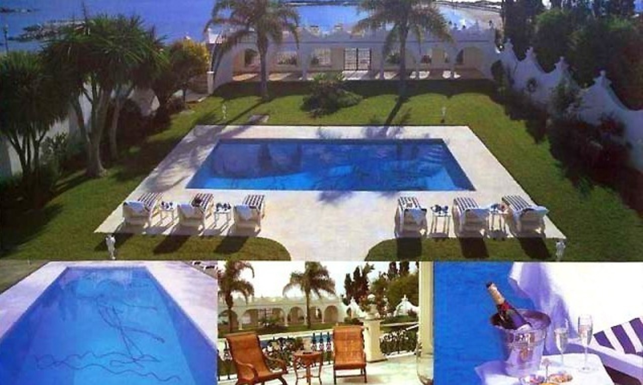 Villa prestigieuse en première ligne de plage à vendre, Puerto Banús - Marbella 1
