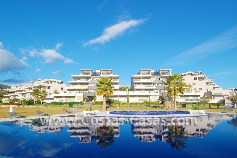 Appartements luxueux et modernes de golf avec vue sur mer à vendre dans la région de Marbella - Benahavis 