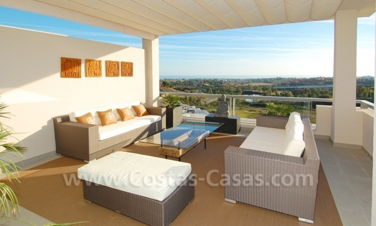Appartements luxueux et modernes de golf avec vue sur mer à vendre dans la région de Marbella - Benahavis 6