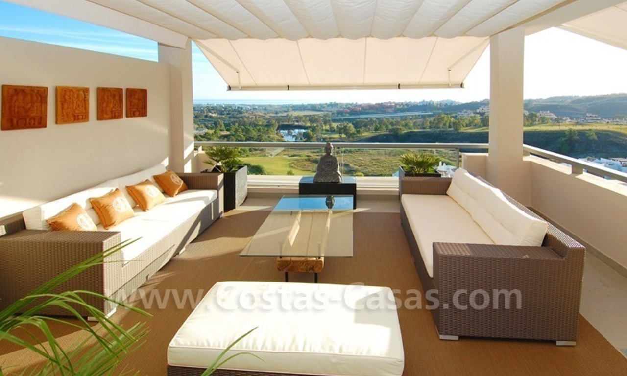 Appartements luxueux et modernes de golf avec vue sur mer à vendre dans la région de Marbella - Benahavis 7