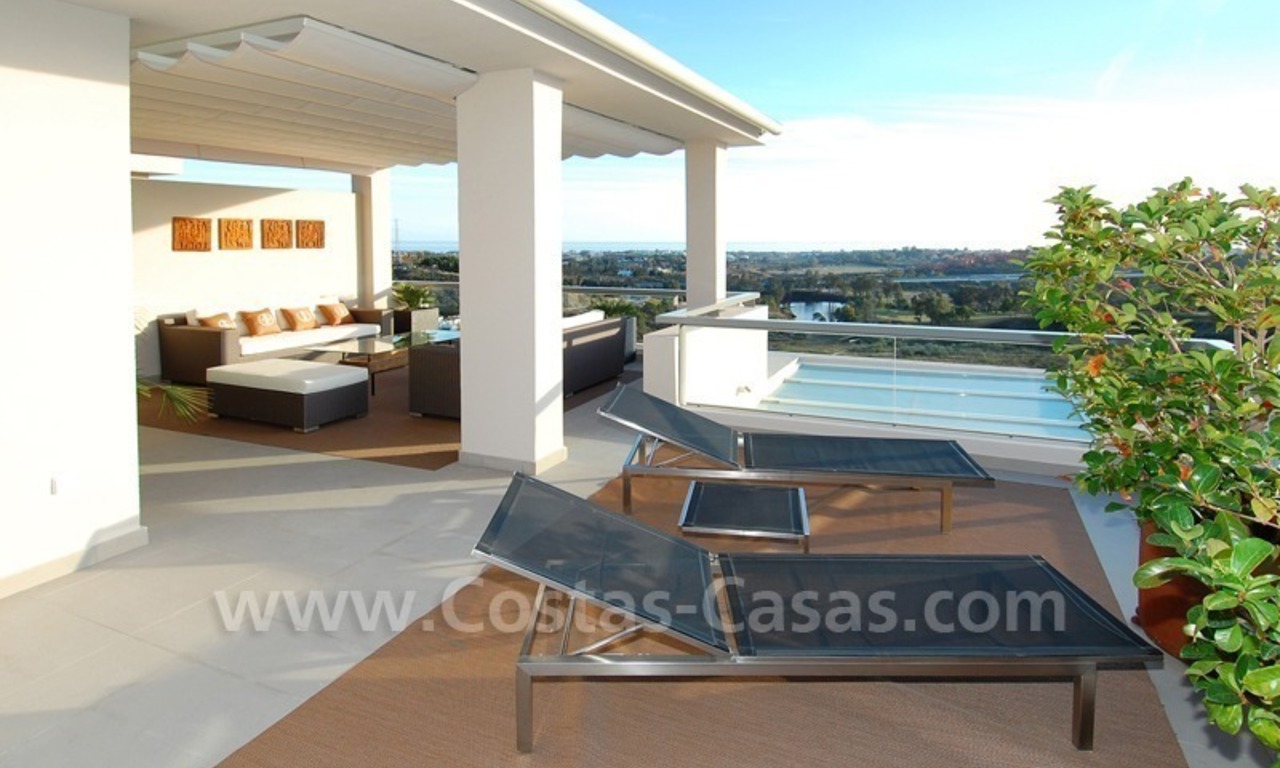 Appartements luxueux et modernes de golf avec vue sur mer à vendre dans la région de Marbella - Benahavis 12