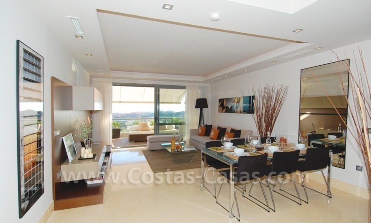 Appartements luxueux et modernes de golf avec vue sur mer à vendre dans la région de Marbella - Benahavis 15
