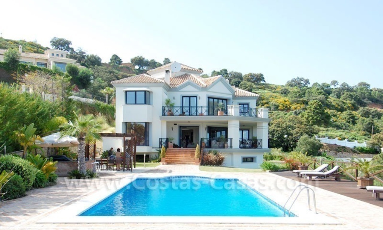 Villa magnifique de style contemporaine à vendre en première ligne de golf dans la zone de Benahavis - Marbella 5