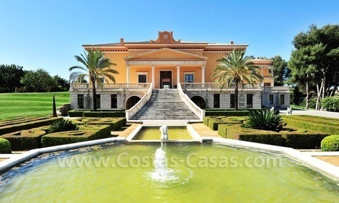 Unique mansion de style palais à vendre à Marbella 