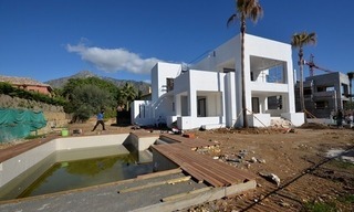 Villa moderne de luxe de style contemporaine à vendre sur la mille d' Or à Marbella 12