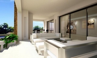 Villa moderne de luxe de style contemporaine à vendre sur la mille d' Or à Marbella 3