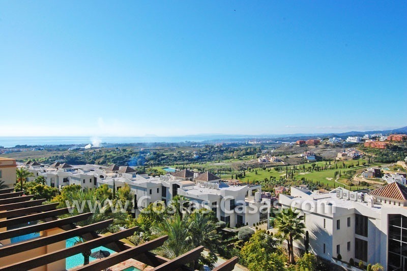 Penthouse de golf luxueux à vendre dans un complexe dans la zone de Benahavis - Estepona - Marbella