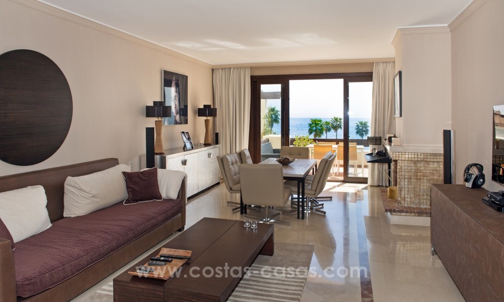 Appartement penthouse de luxe à vendre, complexe en première ligne de plage, Nouvelle Mille d’Or, Marbella - Estepona 22506