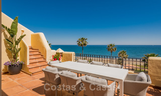 Appartements et penthouses de luxe à vendre, complexe en première ligne de plage, Nouvelle Mille d’Or, Marbella - Estepona 795147 