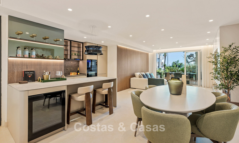 Appartements et penthouses de luxe à vendre, complexe en première ligne de plage, Nouvelle Mille d’Or, Marbella - Estepona 795168