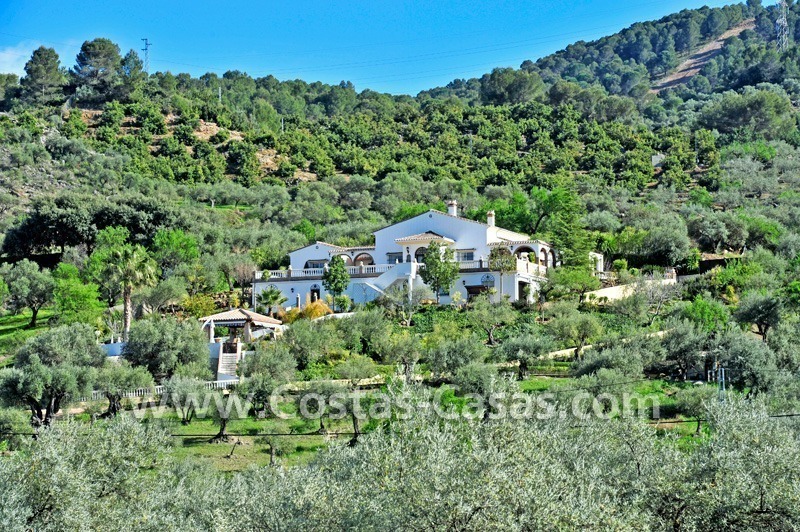 Villa - terrain - propriété de campagne à vendre à Monda sur la Costa del Sol, Andalucía, Espagne du sud