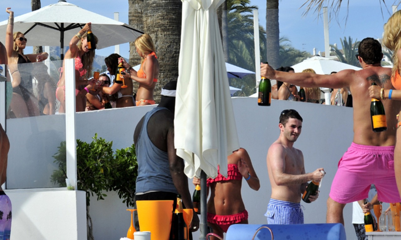Fête du champagne en Mai Ocean Club Marbella 5