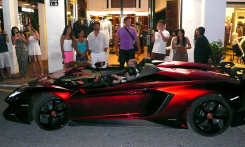 Lamborghini Aventador J à Puerto Banús - Marbella 