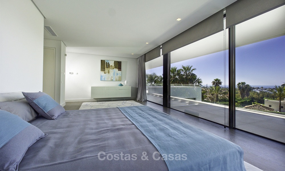 Nouvelles villas de conception moderne de luxe à vendre, Marbella - Benahavis, vues golf et mer 13541