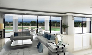 Villa moderne sous construction à vendre dans la zone de Marbella - Benahavis 0