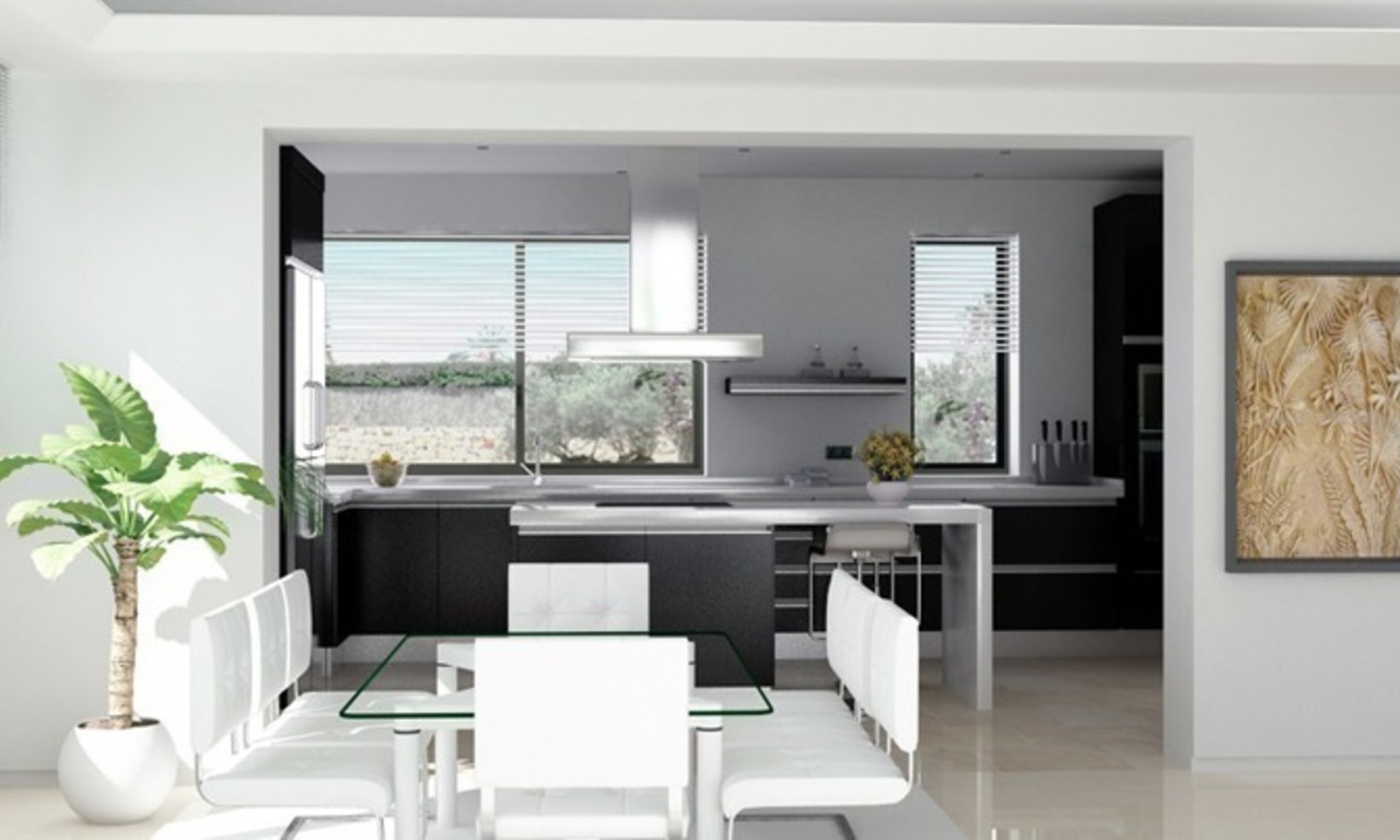 Villa moderne sous construction à vendre dans la zone de Marbella - Benahavis 2