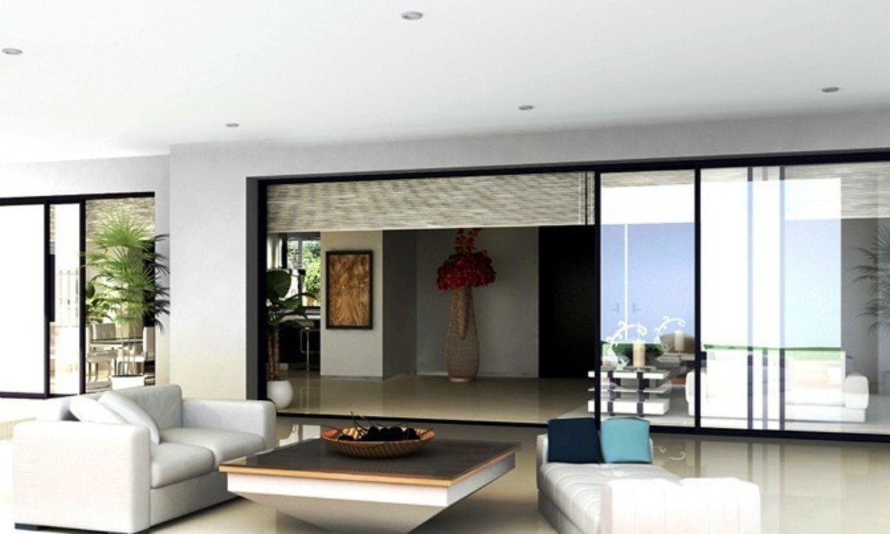 Villa moderne sous construction à vendre dans la zone de Marbella - Benahavis 5