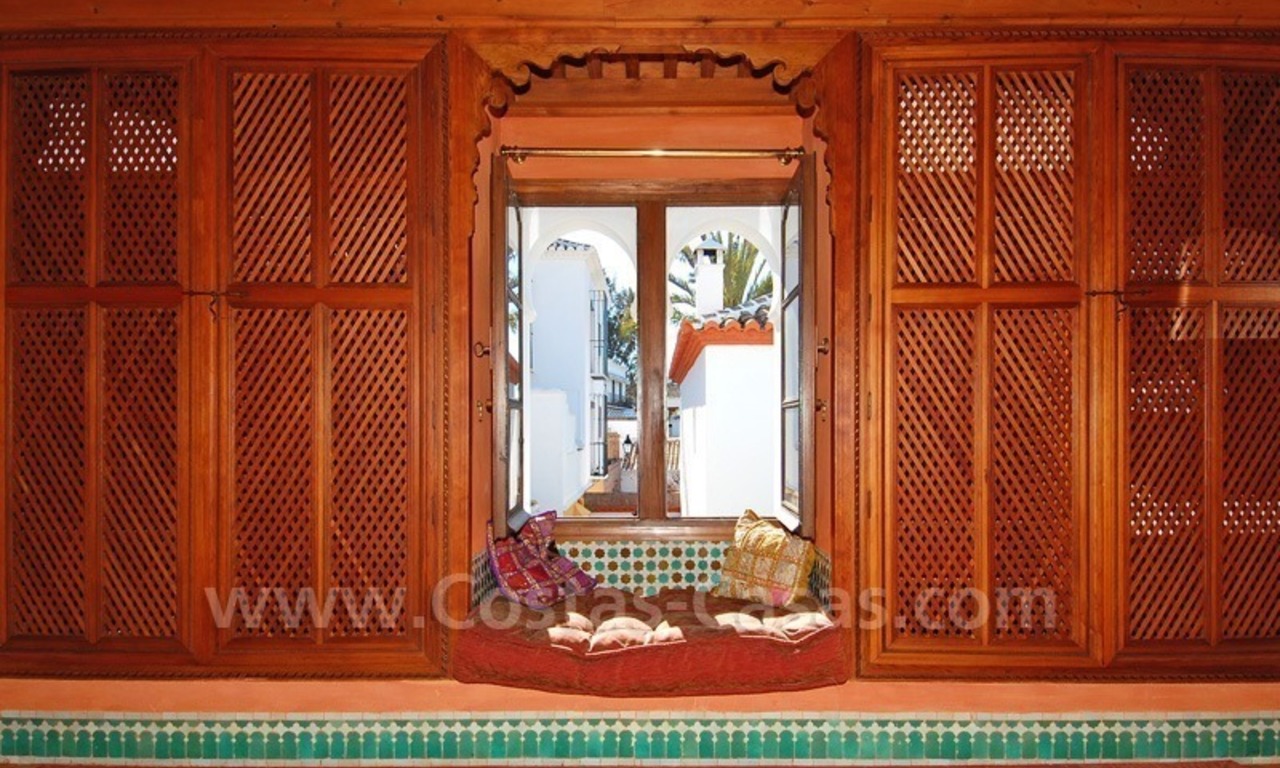 Maison double de style andalou marocain à vendre sur la Mille d' or près de Puerto Banús 13