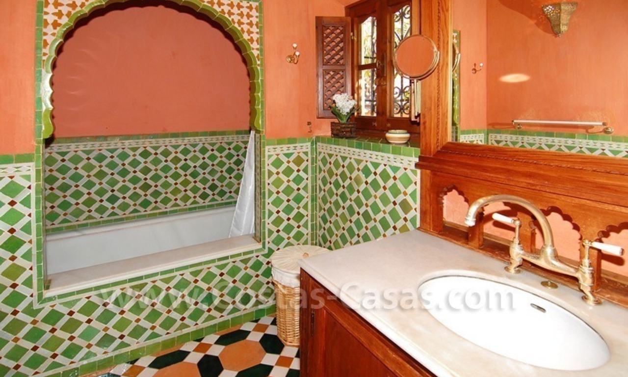 Maison double de style andalou marocain à vendre sur la Mille d' or près de Puerto Banús 15