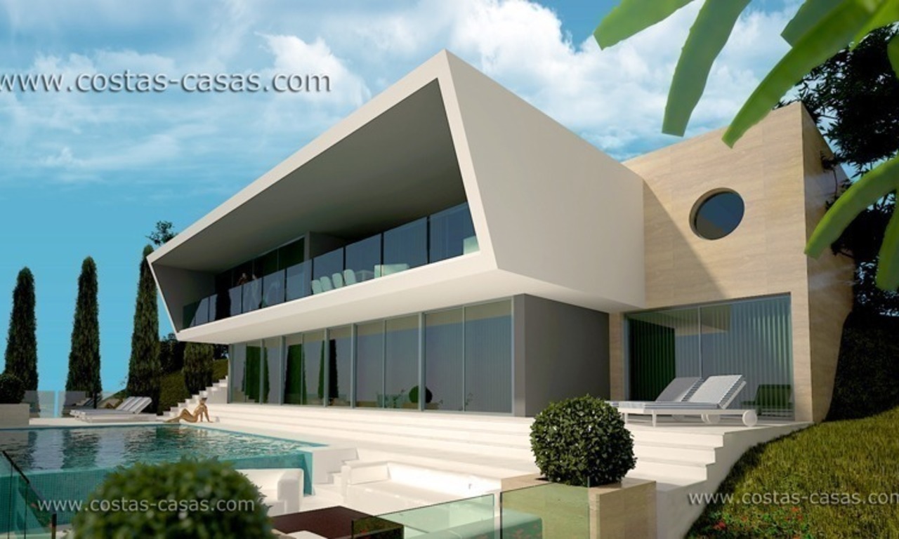 Villa contemporaine moderne de luxe à vendre dans la zone de Marbella - Estepona sur la Costa del Sol 1