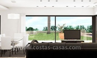Villa moderne à vendre, première ligne de golf, Nueva Andalucía à Marbella 5
