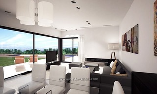 Villa moderne à vendre, première ligne de golf, Nueva Andalucía à Marbella 8