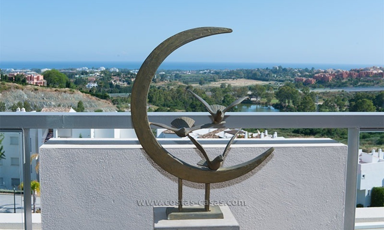 À louer: Nouveau, style contemporain luxueux, penthouse de vacances à Marbella - Benahavis sur la Costa del Sol 6