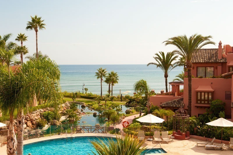 Pour une location de vacances: Appartement de luxe en première ligne de plage, nouvelle Mille d' Or, Marbella - Estepona, Costa del Sol