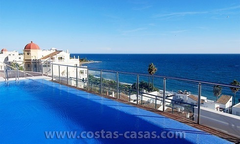 À vendre: Nouveaux appartements de plage sur la nouvelle Mille d’Or, entre Marbella et Estepona 