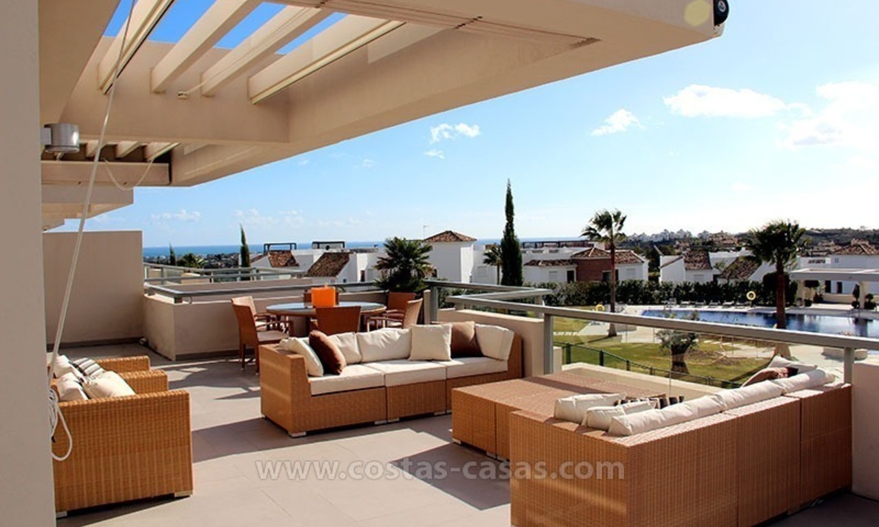 Pour une location de vacances à Marbella – zone de Benahavís: Appartement contemporain de Golf luxueux 0