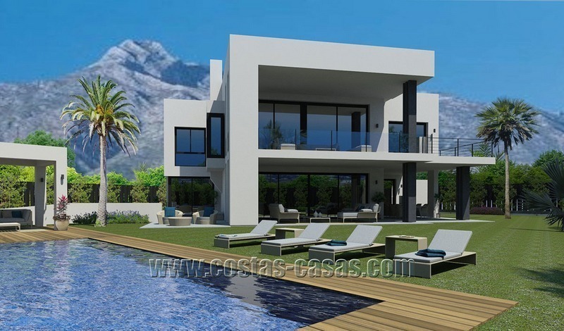 À vendre: Nouvelle villa contemporaine sur la Mille d’Or à Marbella 