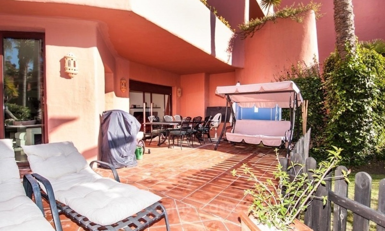 Appartement avec jardin de luxe à vendre, complexe en première ligne de plage, Nouvelle Mille d’Or, Marbella - Estepona 13