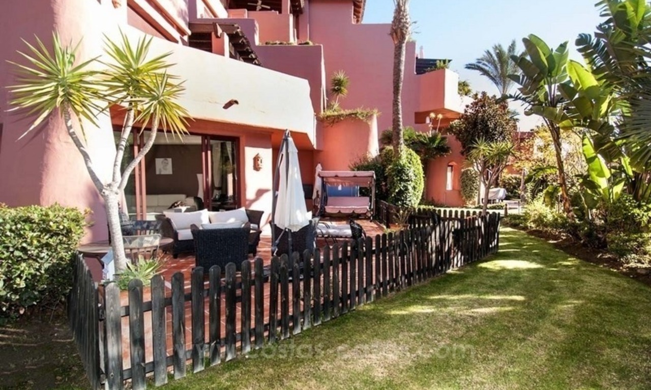 Appartement avec jardin de luxe à vendre, complexe en première ligne de plage, Nouvelle Mille d’Or, Marbella - Estepona 17