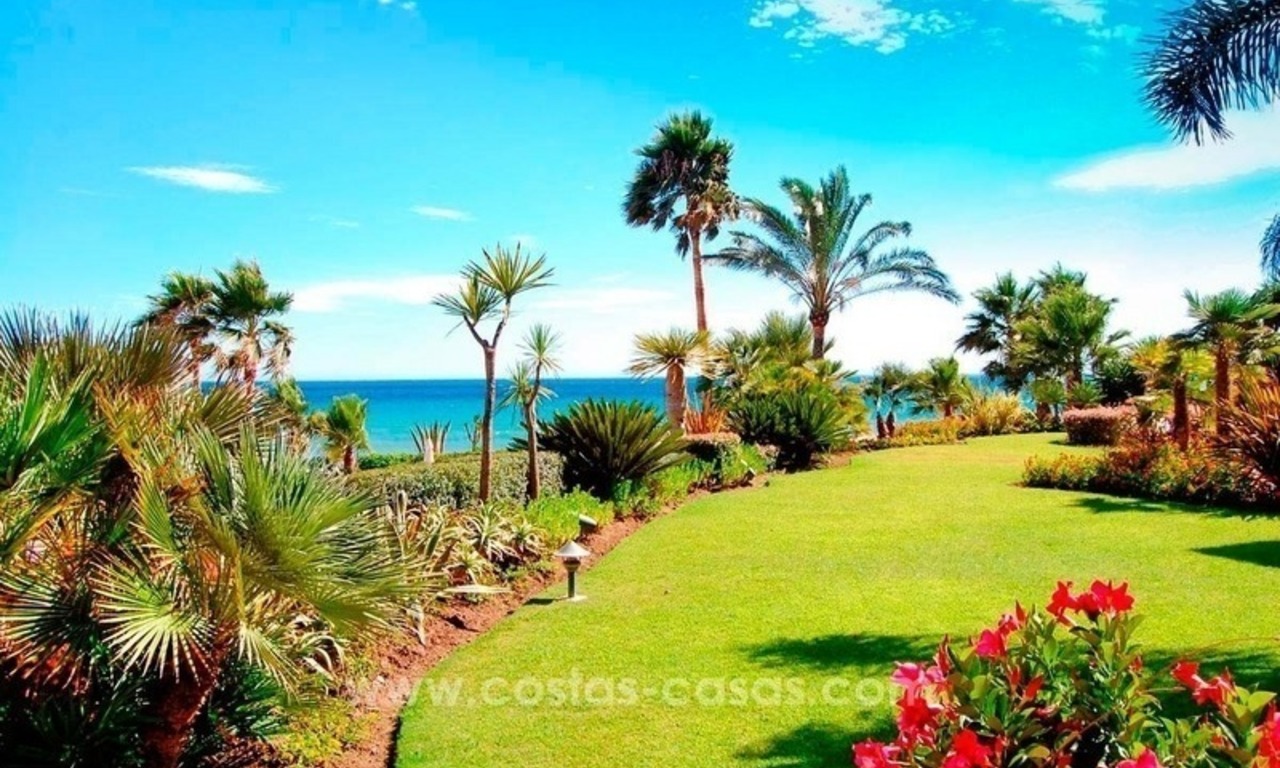 Appartement avec jardin de luxe à vendre, complexe en première ligne de plage, Nouvelle Mille d’Or, Marbella - Estepona 25