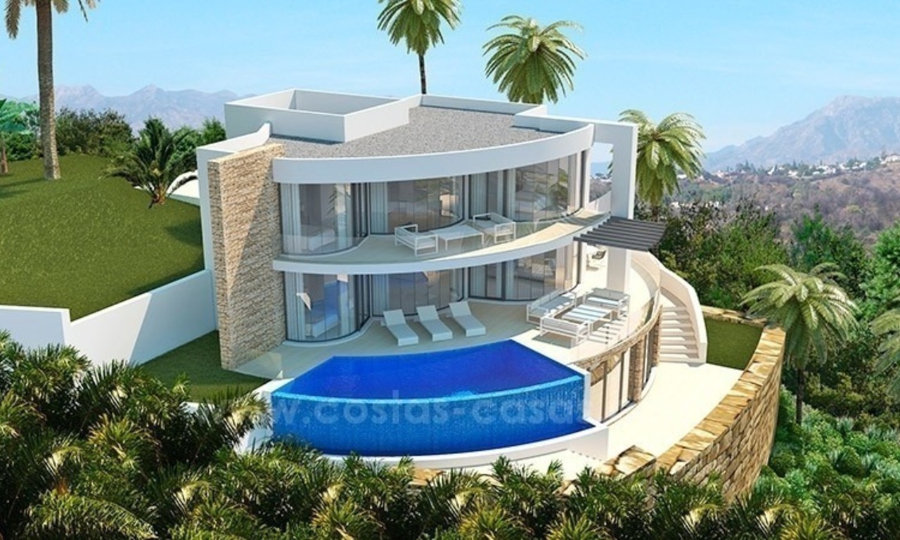 Villas de luxe de style moderne à vendre dans la région de Marbella - Benahavis 1